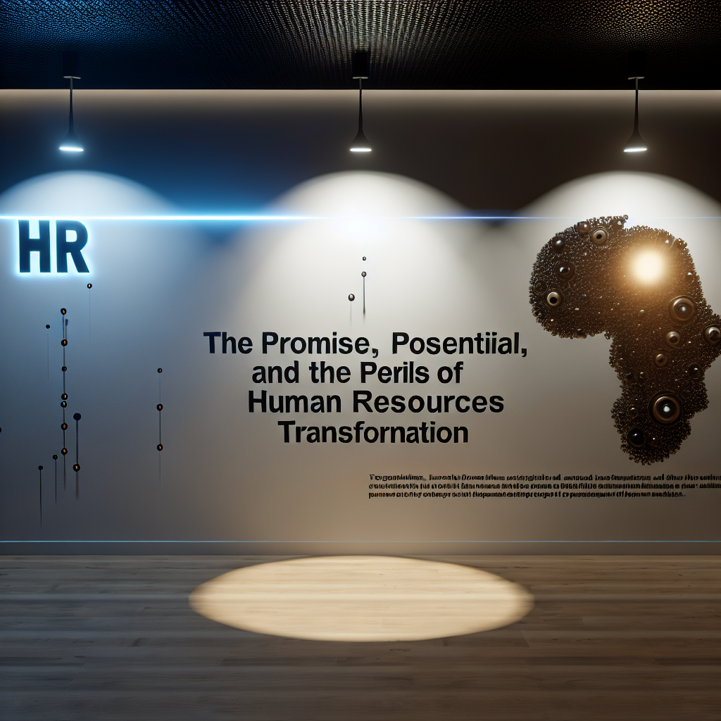 The promise, potential—and perils—of AI in HR transformation